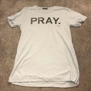 Light Blue Pray Shirt